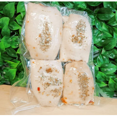 КАЛЬМАР, ФАРШИРОВАННЫЙ СЫРОМ И ШПИНАТОМ